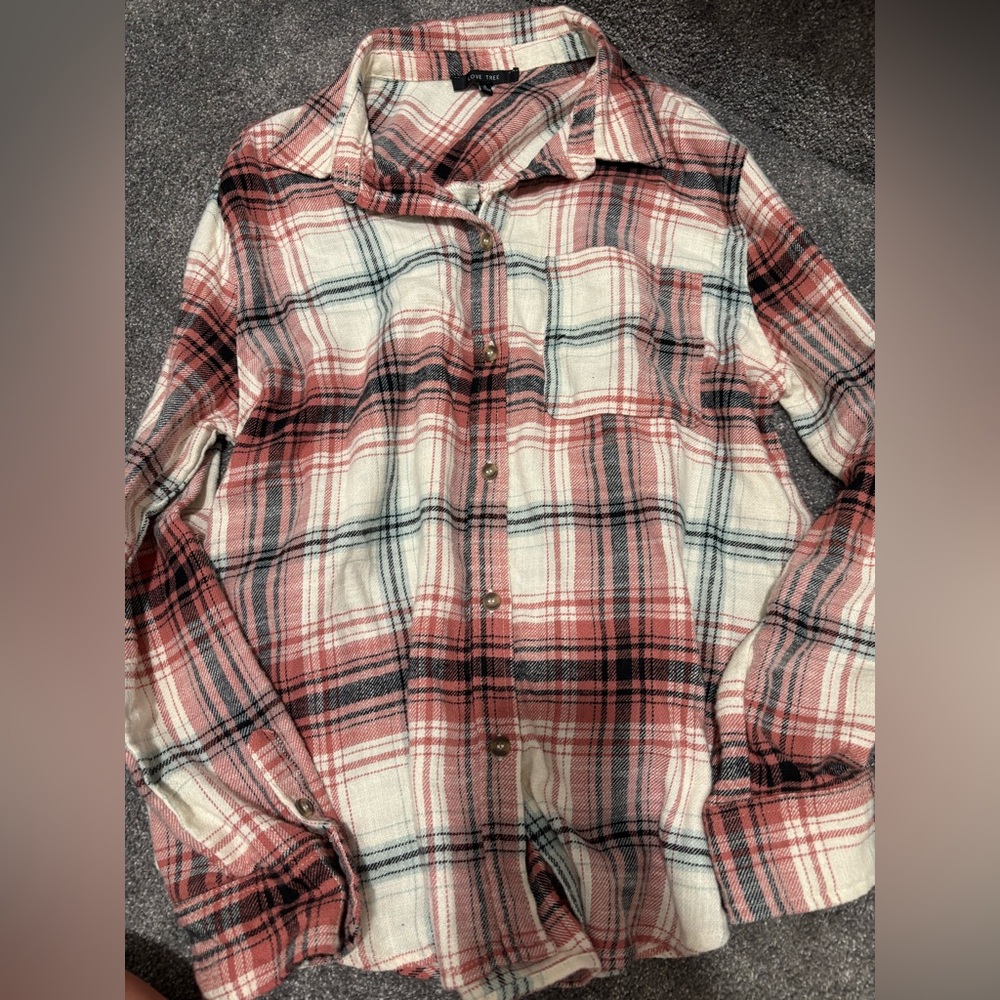 Love Tree Flannel top